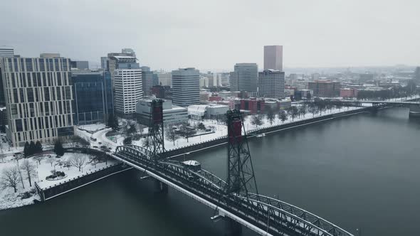 Snowstorm in Portland