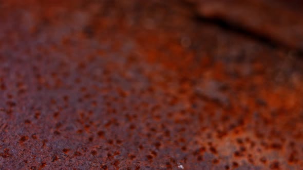 Rusty Painted Metal Surface