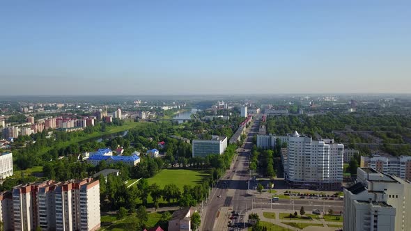 City Vitebsk. Prospect Chernyakhovsky 04