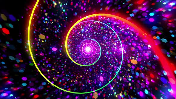 Colorful Spiral Background