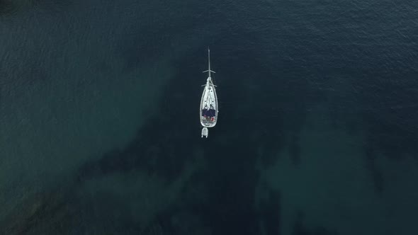 Sailboat in Costa brava