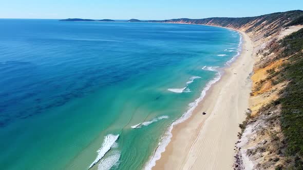 aerial photography ocean coast