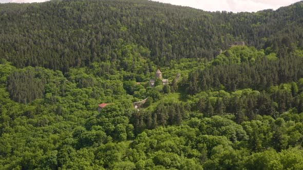 Aerial View of Sapara Monastery