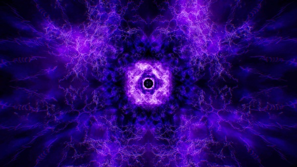 Dark Fractal Plasma Energy Background Loop 4K