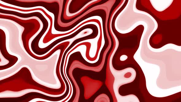 Abstract White Red Clean Liquid Background