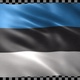 Estonia waving flag looped - VideoHive Item for Sale