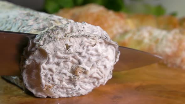 Goat Cheese with Blue-grey Mould