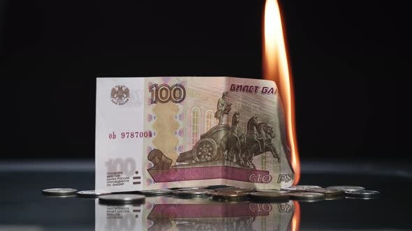 Russian Ruble is Burning