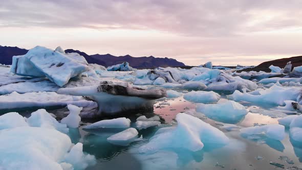 Jökulsárlón Glacier Lagoon in Iceland