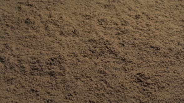 Sand Surface Texture Moving Shot