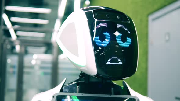 Robot Is Expressing Sad Emotions