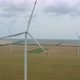 Wind turbine top aerial view in 4k - VideoHive Item for Sale
