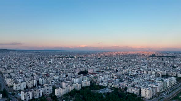 Panoramic Antalya Turkey Aerıal Vıew 4 K