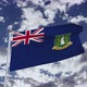 British Virgin Islands Flag With Sky - VideoHive Item for Sale