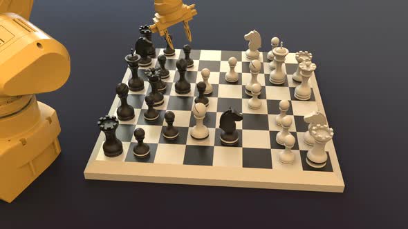 Modern Technology, Robot Playing Chess