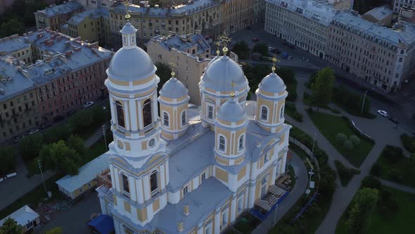 Aerial View Of St.Vladimir's  Cathedral, Saint Petersburg 183
