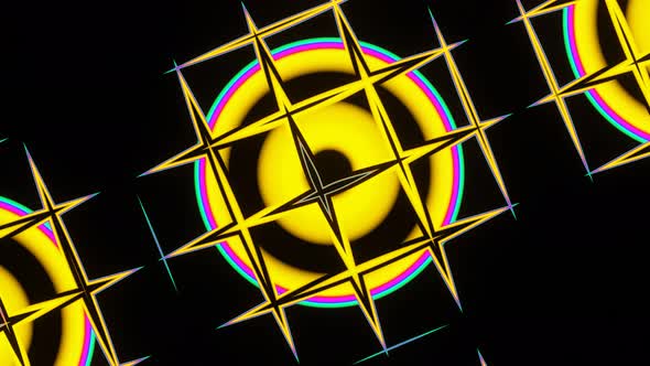 VJ Loop Beautiful Bright Patterns for LED Screens