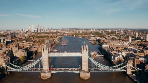 Tower Bridge in London, the UK