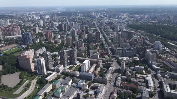 Aerial View of Kyiv By Day. Ukraine