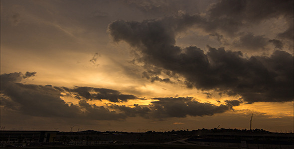 Sunless Sunset Time Lapse I - 4K Resolution