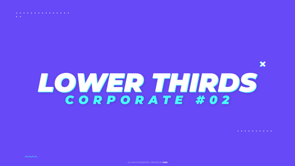 Lower Thirds: Corporate #02 (FCPX) alt
