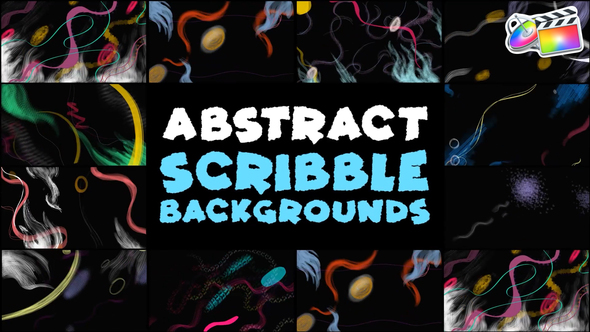 Abstract Scribble Backgrounds | FCPX