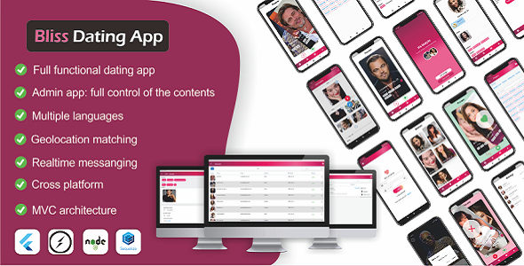 Bliss Dating App -  Flutter, ExpressJs