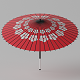 Cartoon Japanese Umbrella Collection 2 3D model - 3DOcean Item for Sale