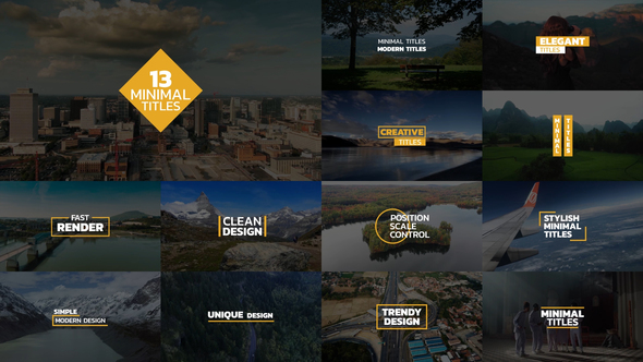 Minimal Titles | AE alt