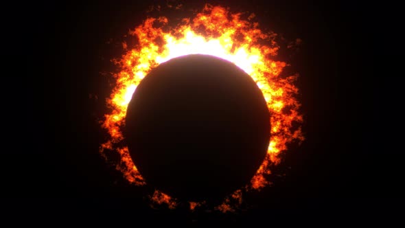 Total Solar Eclipse Effect