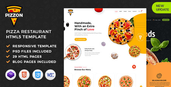 Pizzon | Pizza Restaurant HTML Template