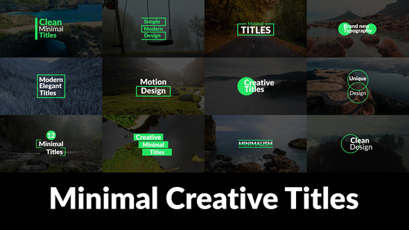 Minimal Creative Title | FCPX & Apple Motion