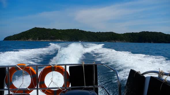 Speedboat Departure From Similan Islands