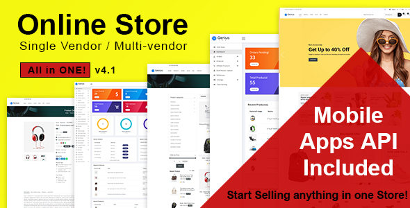 Online Store - All in One Multi vendor Laravel eCommerce Platform