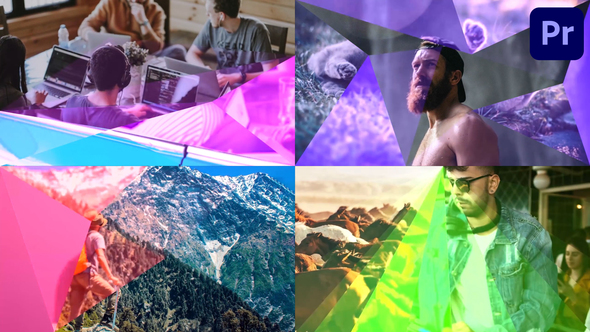 Glowing Triangular Transitions for Premiere Pro