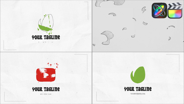 Paper Sketch Logo for FCPX alt