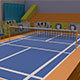 Cartoonish Badminton Court - 3DOcean Item for Sale