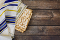 For the Jewish holiday of Passover, unleavened matzah bread is a traditional dish - PhotoDune Item for Sale