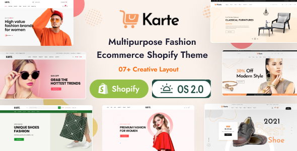 Karte - Multipurpose Fashion Ecommerce Shopify Theme