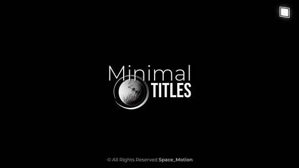 Minimal Titles _FCPX