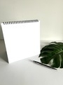 White notepad, pen and monstera leaf - PhotoDune Item for Sale