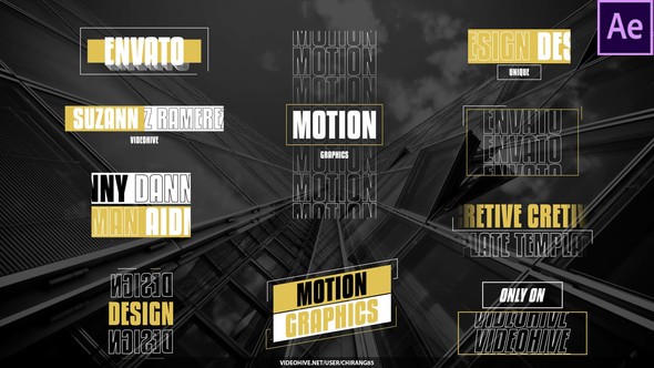 Clean Title Lower Thirds alt