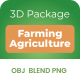 3D Illustration Farming Agriculture - 3DOcean Item for Sale