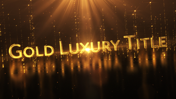 Gold Luxury Titles alt