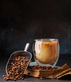 Iced cold brew coffee and freshly roasted coffee beans - PhotoDune Item for Sale