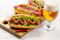 Various hot dog and beer - PhotoDune Item for Sale