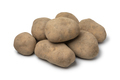 Heap of fresh Dutch variety potato called Bintje on white background - PhotoDune Item for Sale