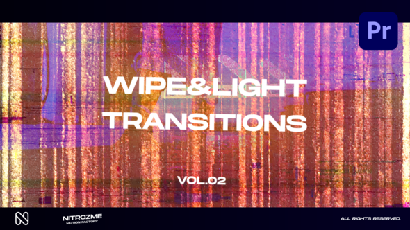 Wipe and Light Transitions Vol. 02 for Premiere Pro