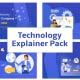 Technology Explainer Animation Scene Pack - VideoHive Item for Sale