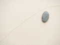 Zen Stone Garden on Sand Background Top View,Japanese Circle Rock on Texture - PhotoDune Item for Sale